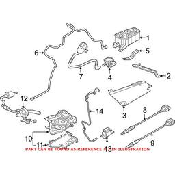 Audi Evaporative Emissions System Leak Detection Pump Filter 8W0201997B